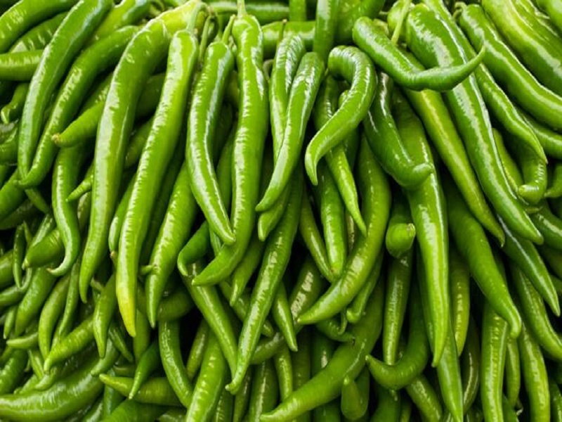 Health benefits of green chilies