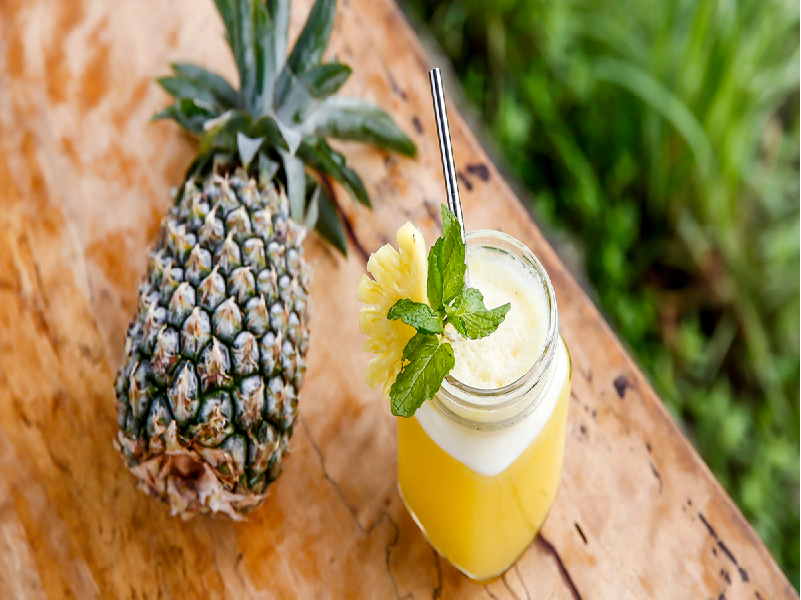 Pineapple peel