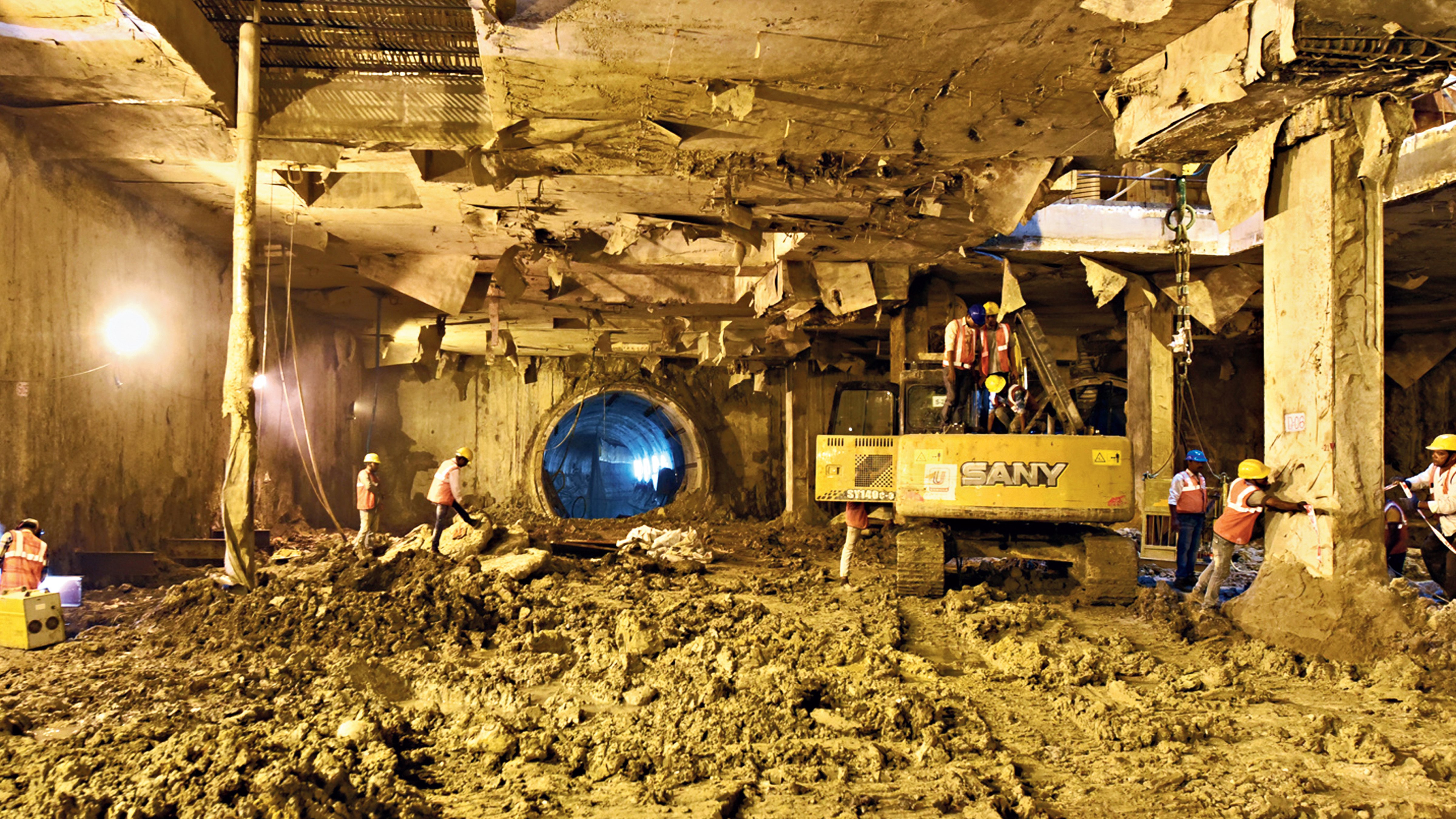 Howrah metro tunnel